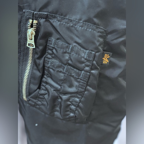 Authentic Alpha Industries Aviator Jacket - reversible!  Perfect condition! - Picture 8 of 10